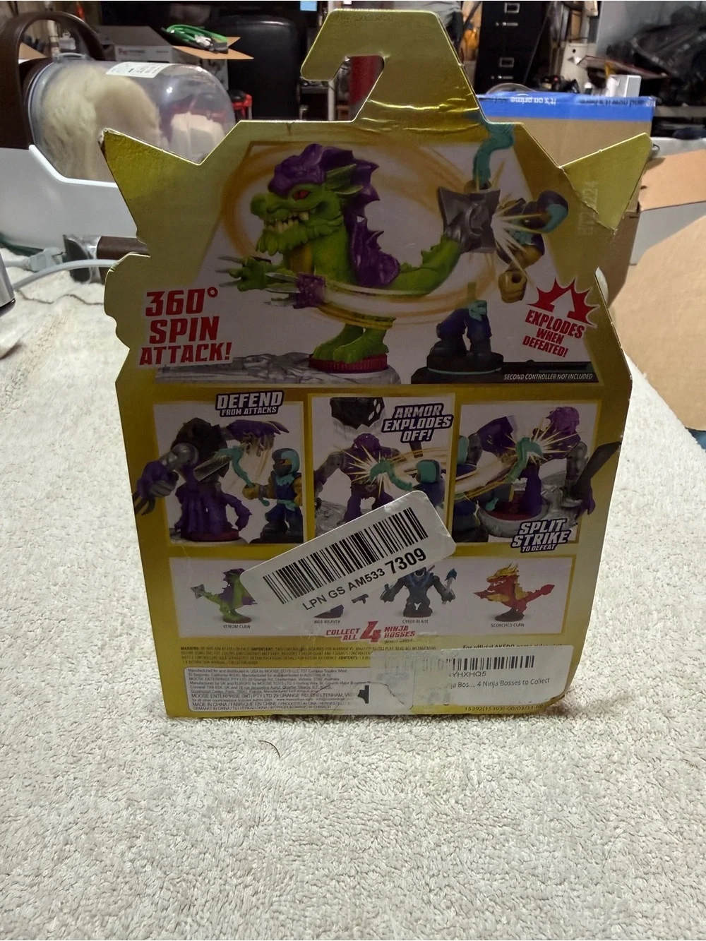Legends of Akedo Ninja Fury Ninja Bosses Scorched Claw